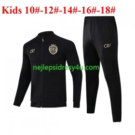 Teplákové Soupravy Sporting CP Dětské Černá 2023/24